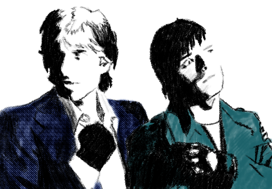 AIR - french band: Nicolas Godin und Jean-Benoît „JB“ Dunckel