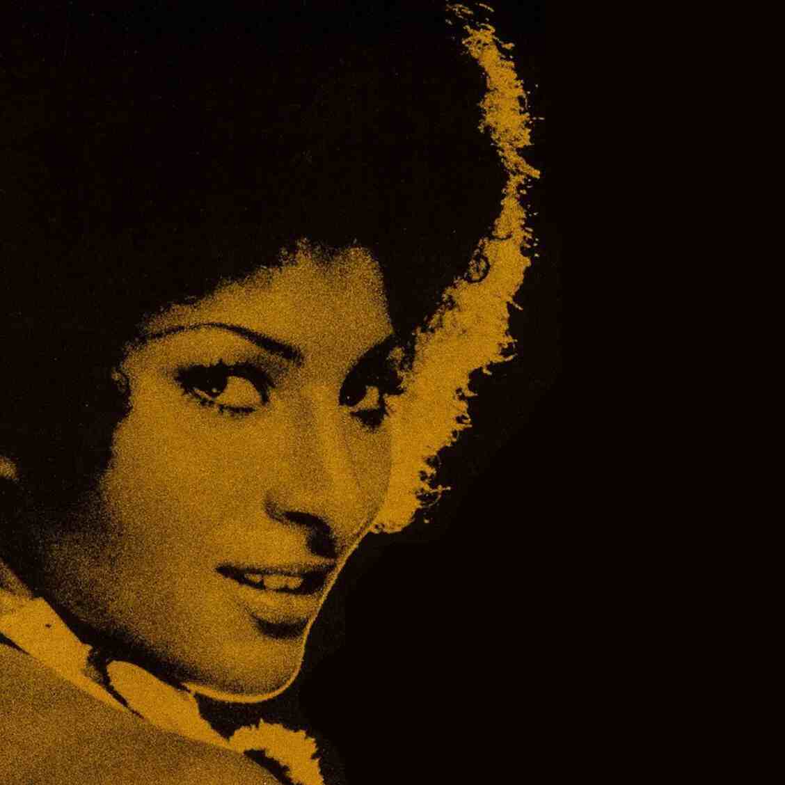 Kinoplakatausschnitt mit Pam Grier im Profil.