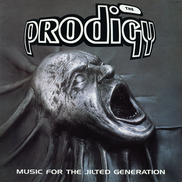 Plattencover zeigt ein schreiendes Gesicht zusammen mit dem Logo der Band Prodigy und dem Albumtitle